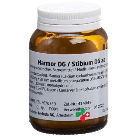 Weleda Marble D 6/Stibium D 6 aa Trit 50 g - PrimeCare Global